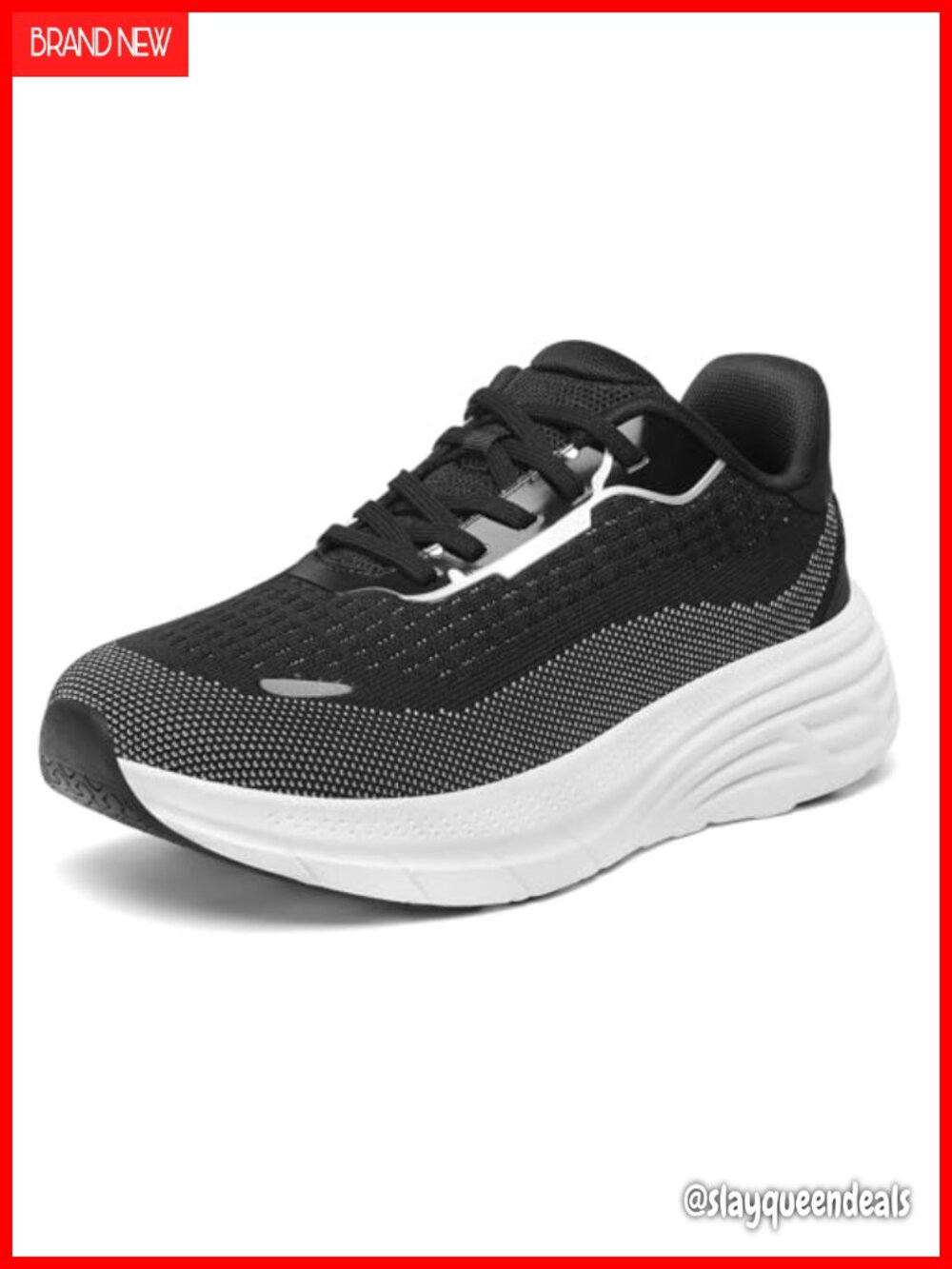 Wide Toe Box Walking Shoes Cushioned Non Slip Athletic Sneakers
